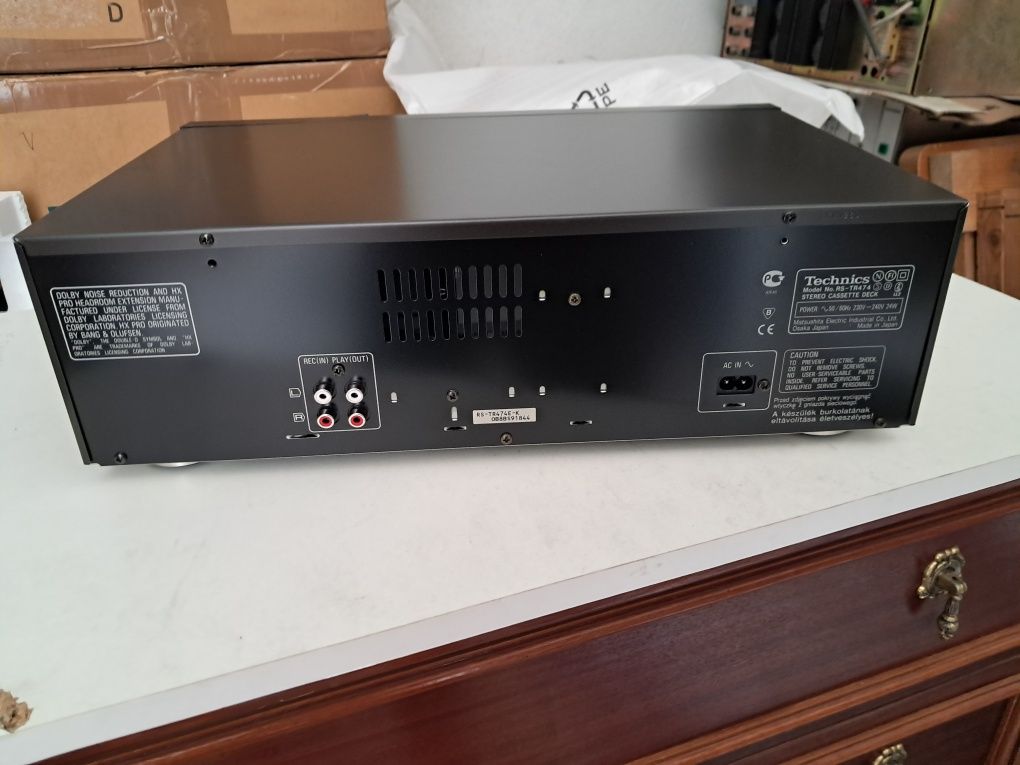 NOVO - Leitor duplo de Cassettes TECHNICS