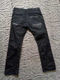 Spodnie męskie Fishbone L czarne jeansy OKAZJA