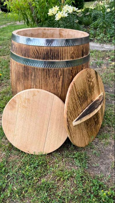 Діжка дубова для соління, бочка для квашення, кадка діжечка, оброблені