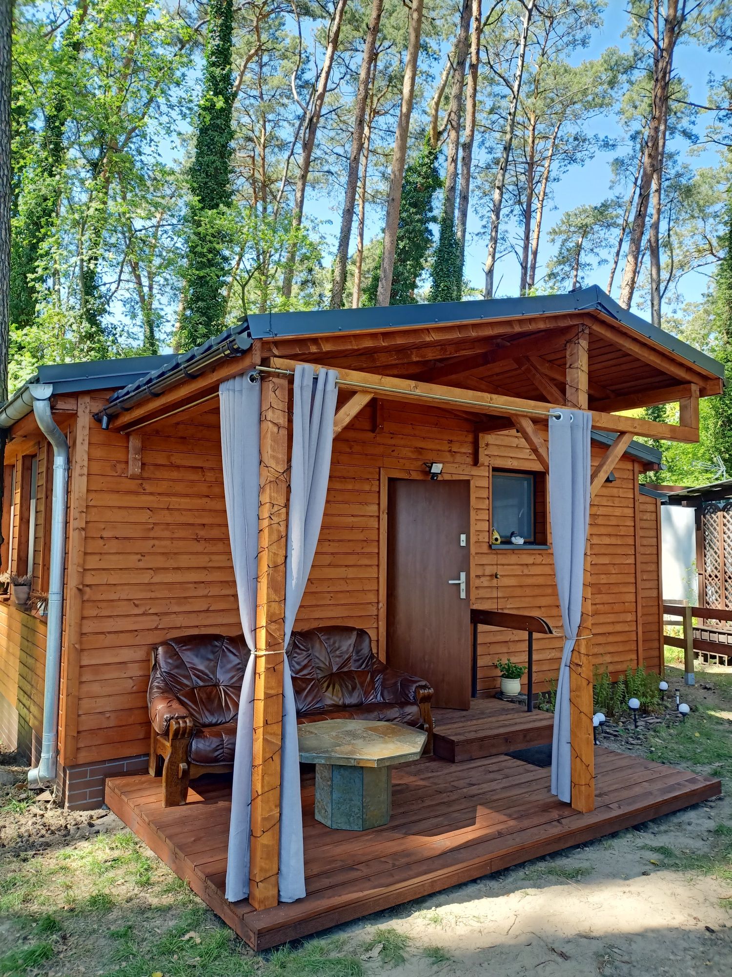 Domek letniskowy drewniany Głębokie do wynajęcia 3 pokoje