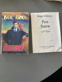 2 ksiazki Isaac Asimov Azazel / R. Zelazny Pan snow