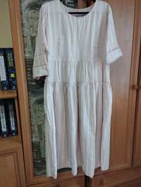 Сукня з бавовни р.52-54 пудрова