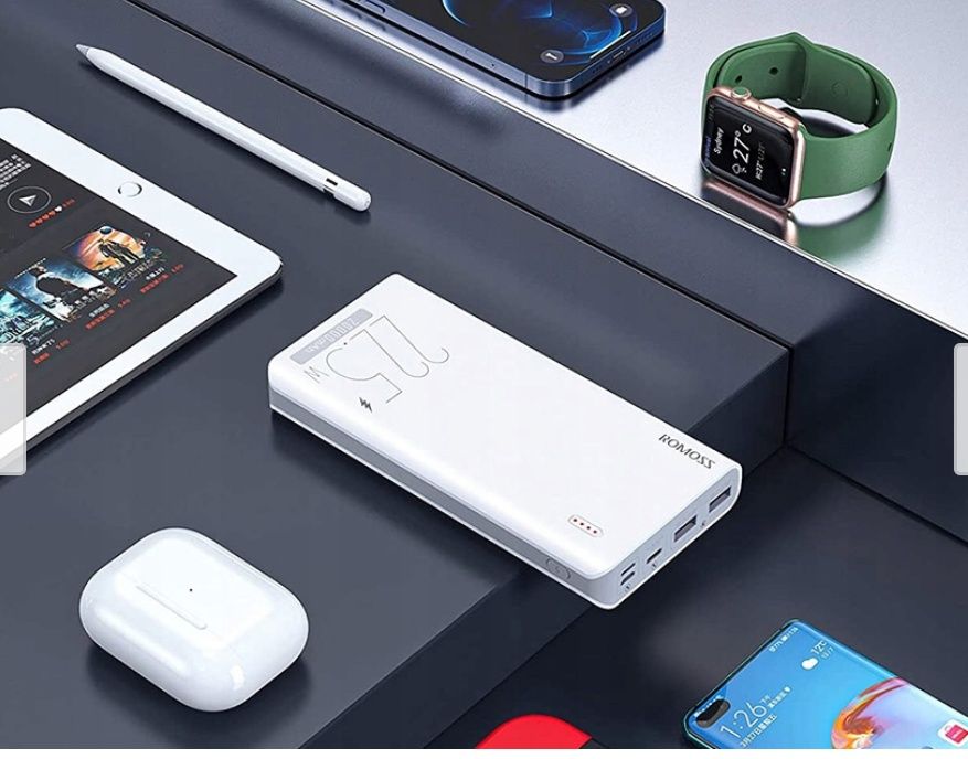 Powerbank Romoss 30000 mAh biały
