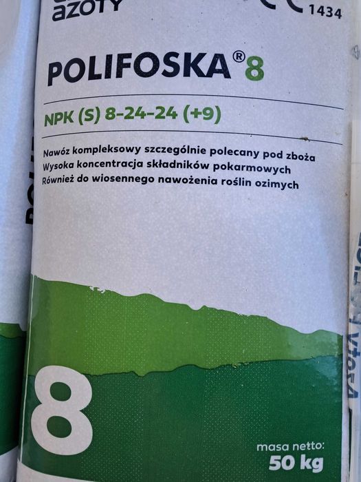 Polifoska 8 8:24:24:9 bb500kg