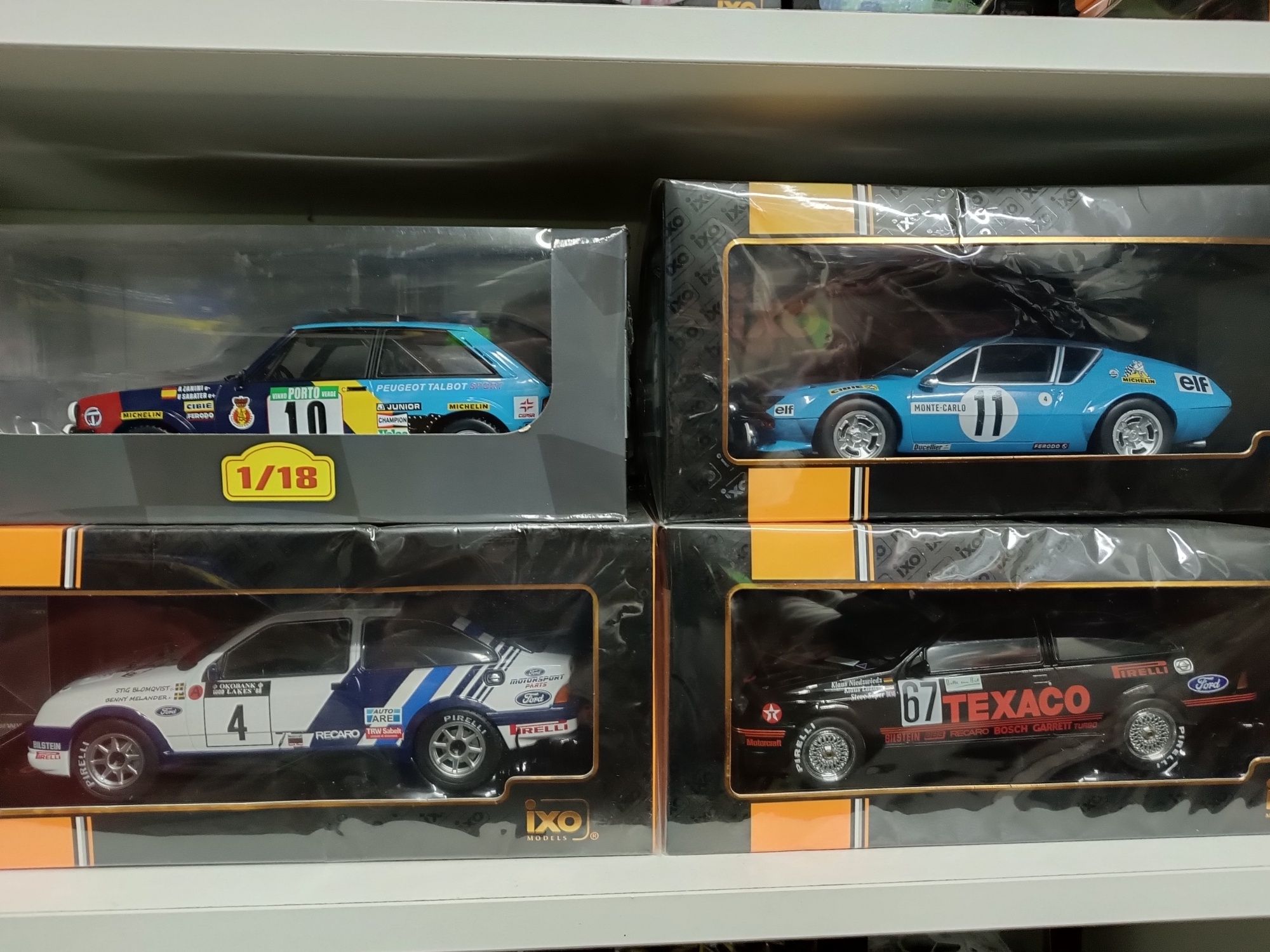Miniaturas Rally e Le Mans 1/18 IXO e altaya