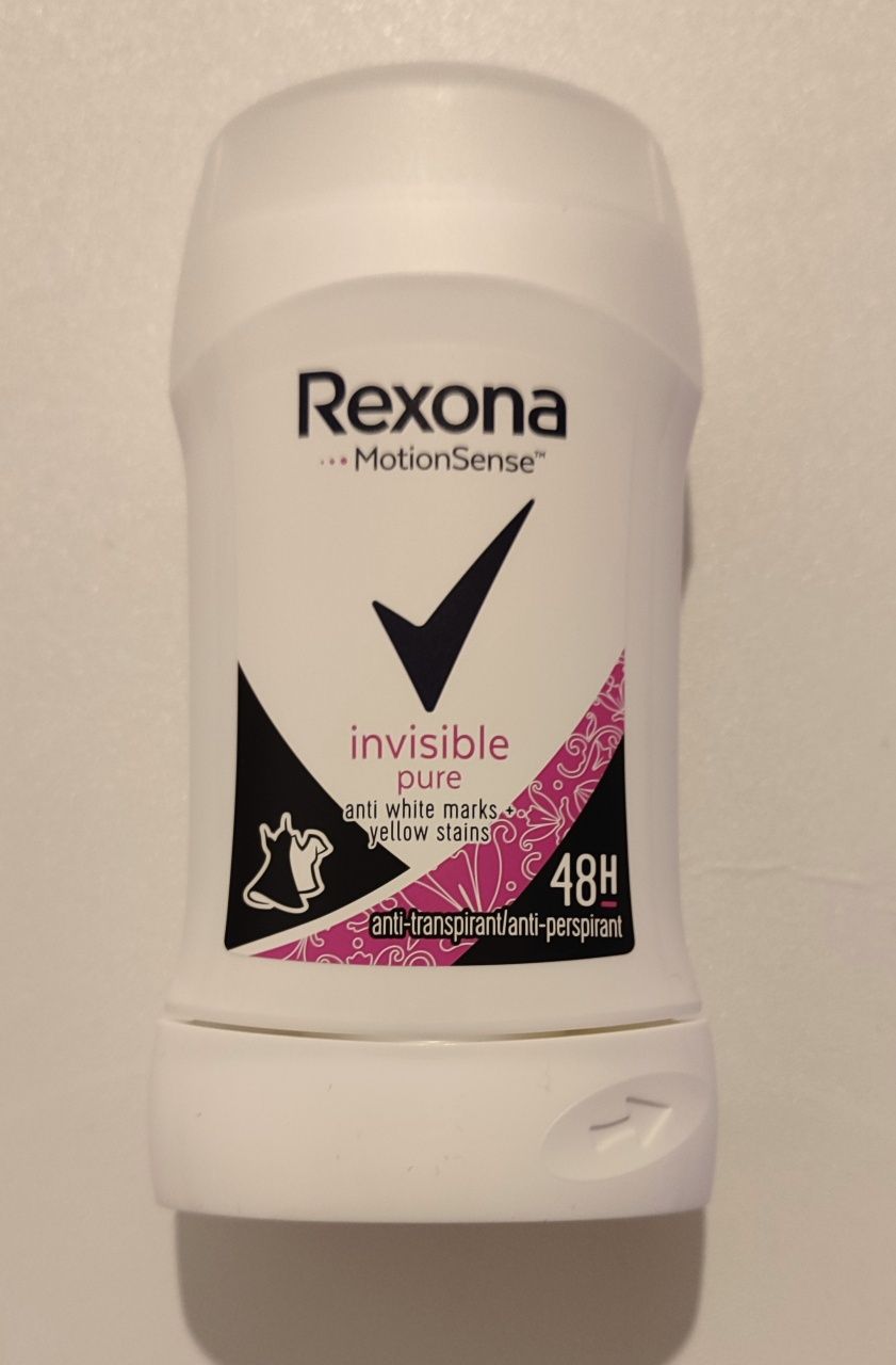 Rexona Invisible Pure 40 ml antyperspirant. 2 szt