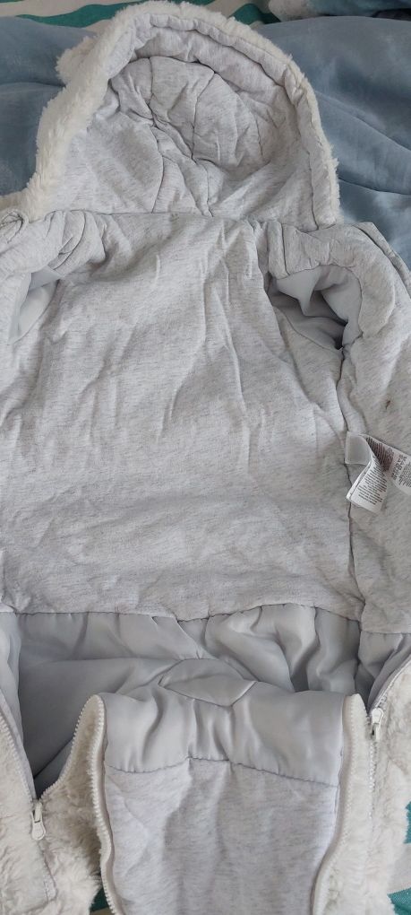 Kombinezon misiek biały primark 74