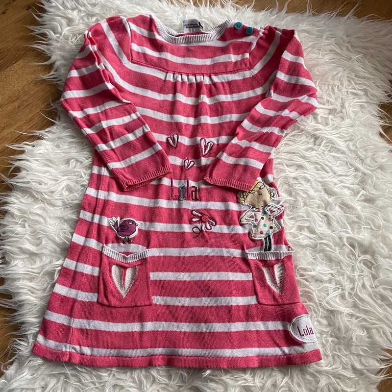 Sukienka Charlie and Lola, 4-5 lat, 104-110 cm, TU, 100% bawełna