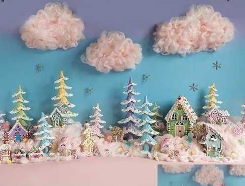 Красочный фон для фото, фотозона, фотофон Polyester- 220x150cm