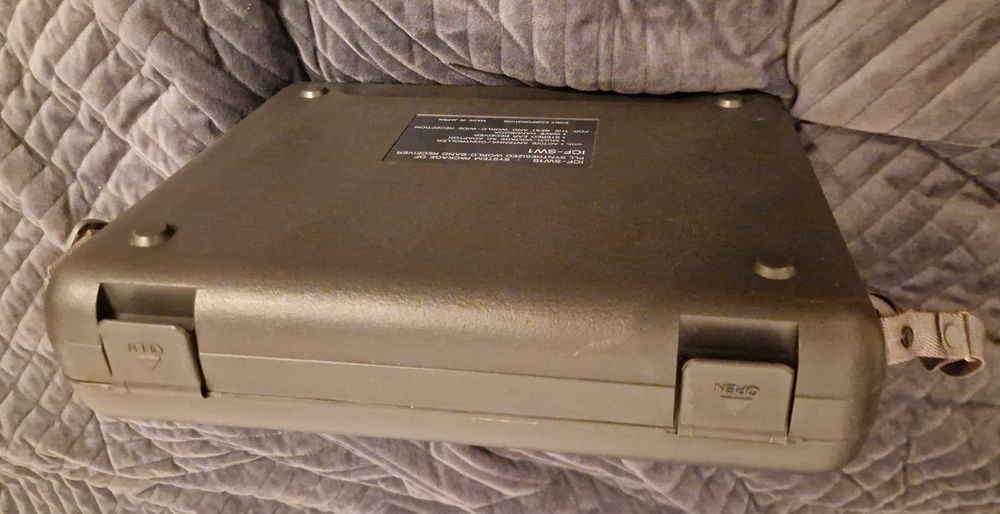 sony icf sw-1 radio kieszonkowe globalne walizka osprzęt