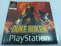 Ps1 psx one PlayStation INSTRUKCJA Duke Nukem angielska
