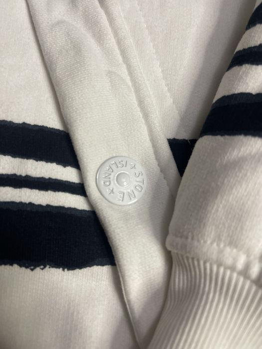 Худак Stone Island x Supreme білий