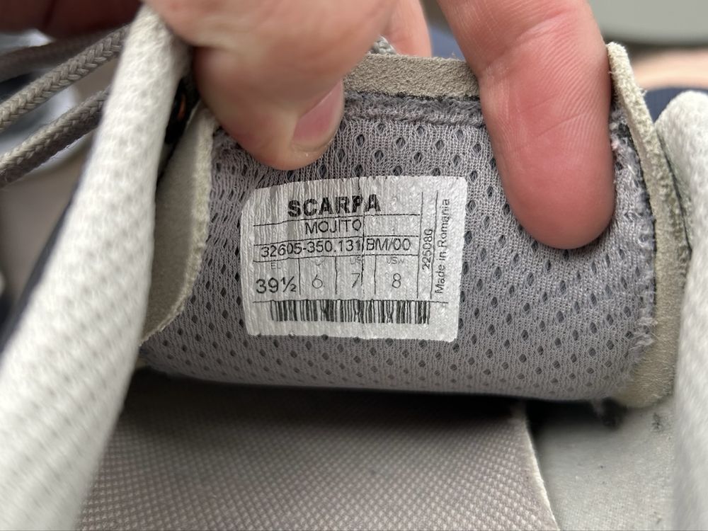 Оригінал! Кросівки Scarpa Mojito 39 розмір 03804