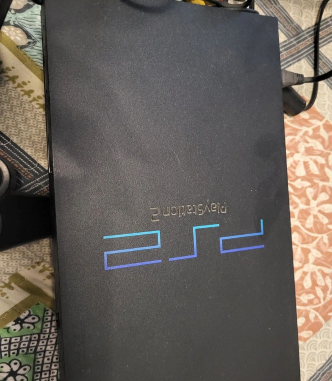 Playstation 2 com 1 comando