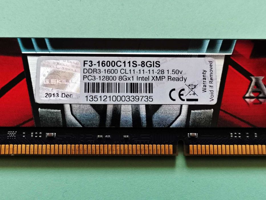 DDR3 8GB G.SkiLL AEgis 12800 -Komputer