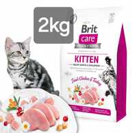 Brit Care 2kg + Gratis, Kitten Kocięta Kotki Karmiące Hypoallergenic