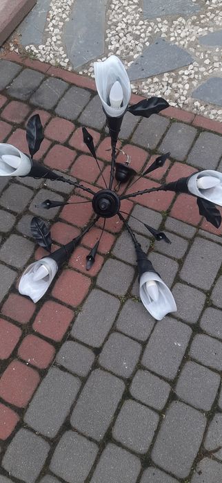 Żyrandol pięcio ramienny