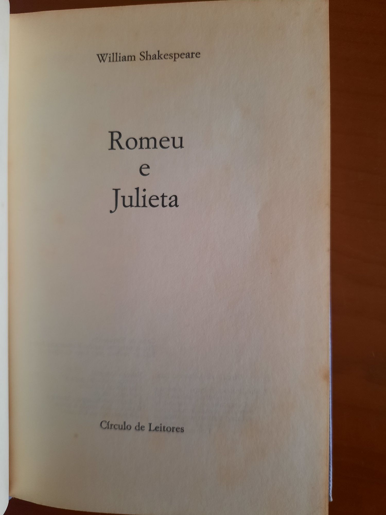 Romeu e julieta William Shakespeare