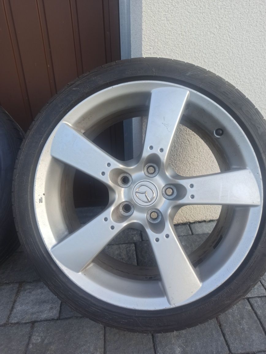 Felgi OEM Mazda RX8 opony Dębica 225/40