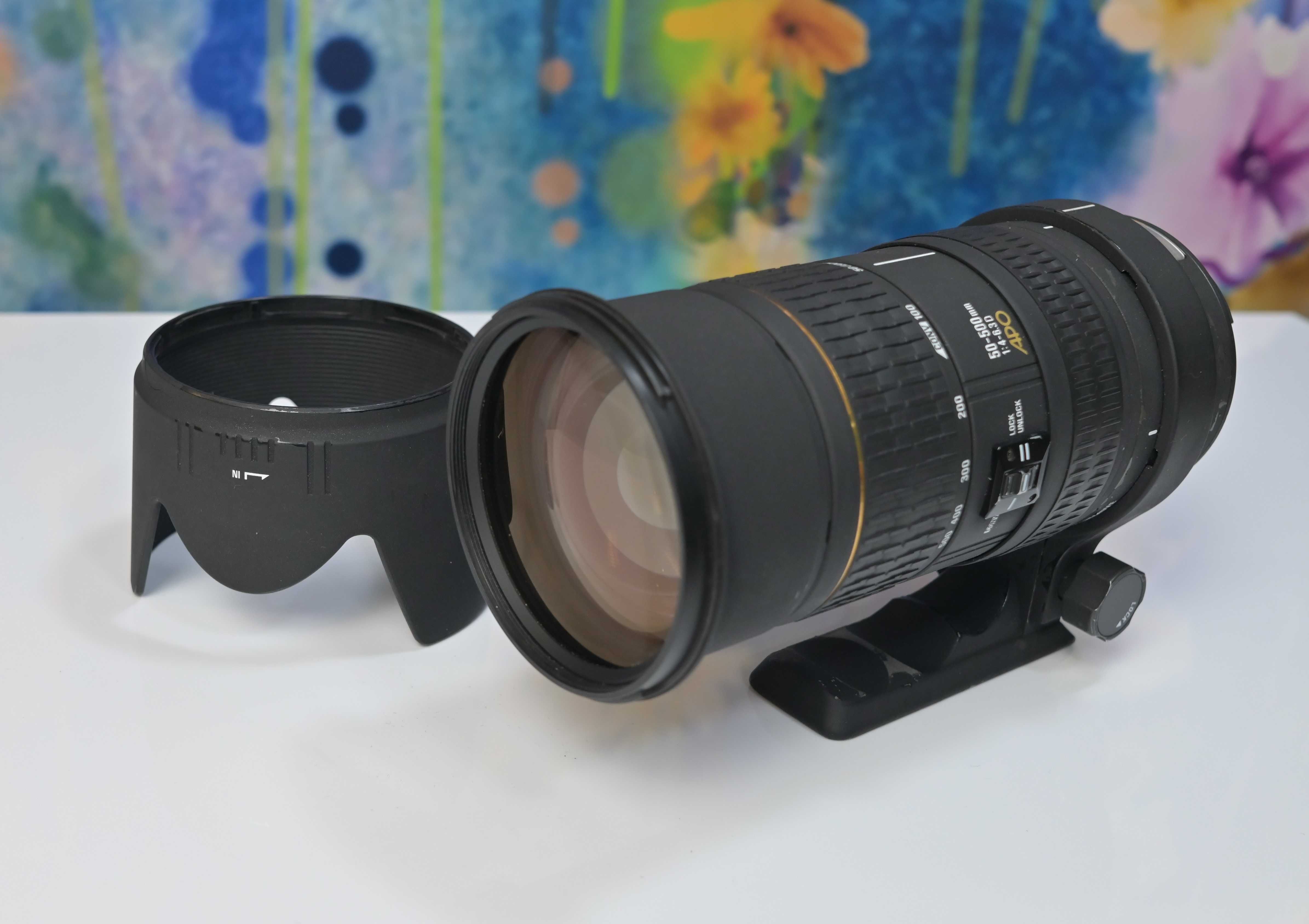 Obiektyw Sigma AF 50-500mm F4-6.3 APO EX HSM DG mocowanie Nikon
