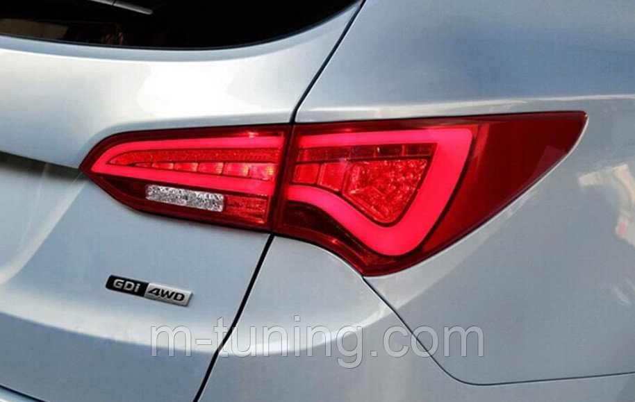 Фонари Hyundai Santa Fe 3 (2012-2018) тюнинг Led оптика фонарь