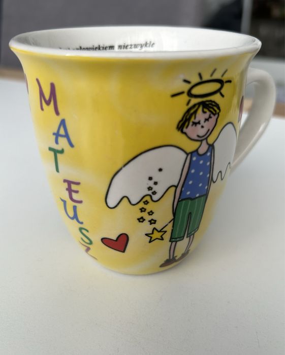Kubek Anioł imię: Mateusz