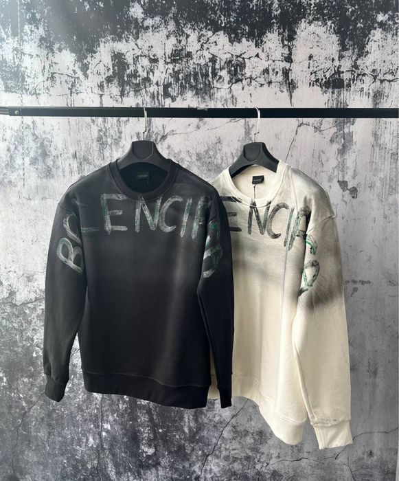 BALENCIAGA мужской свитшот кофта реглан батник оригинал оверсайз