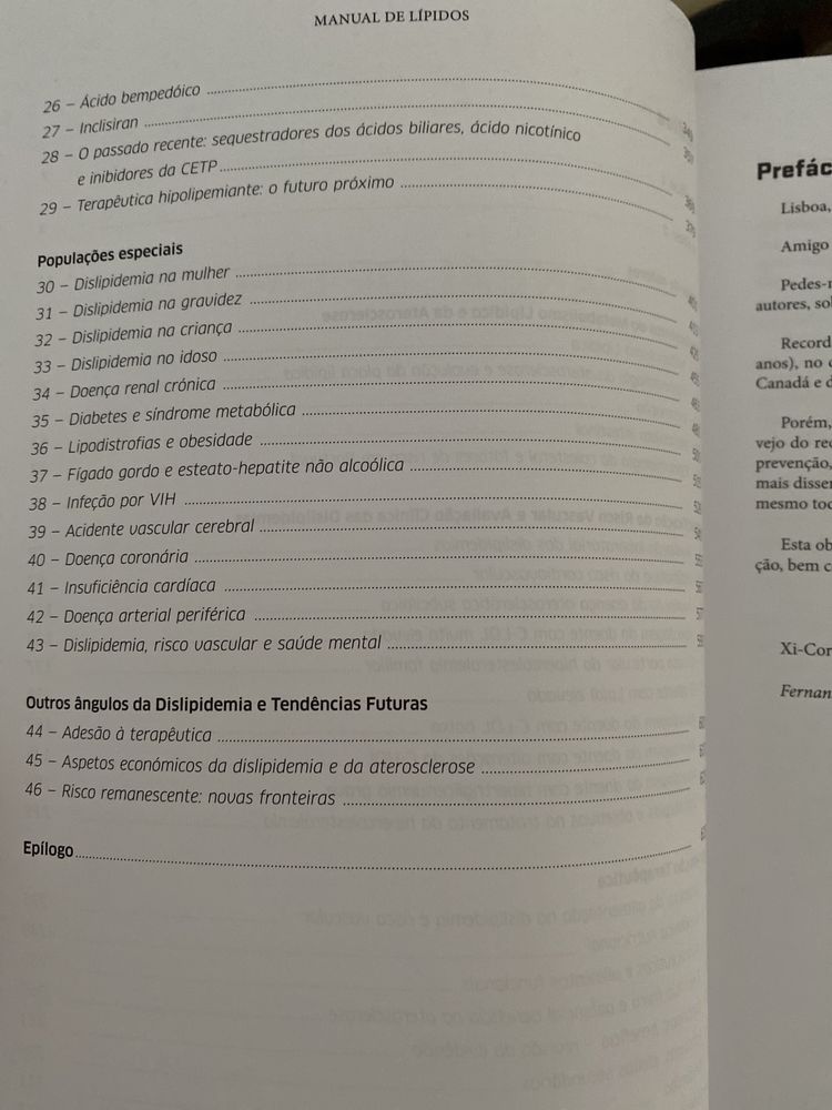 Livro “Manual de Lípidos”, Sociedade Portuguesa de Aterosclerose NOVO