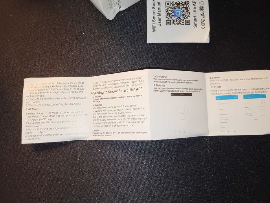Smart gniazdko sterowane przez wifi, 16A, sztuk 4