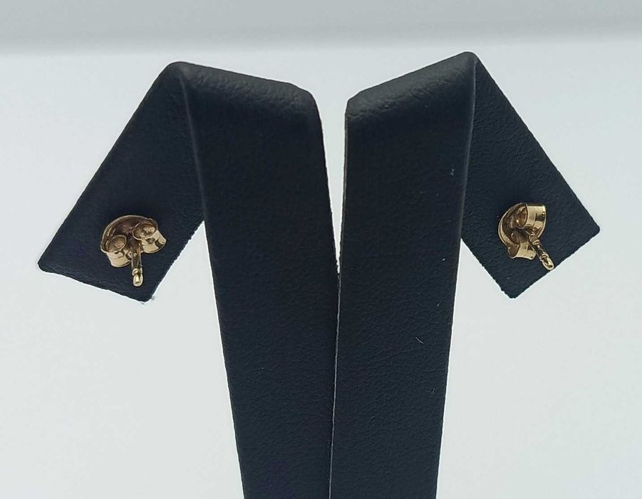 Eleganckie Złote Kolczyki 2,85g p585 Sztyft