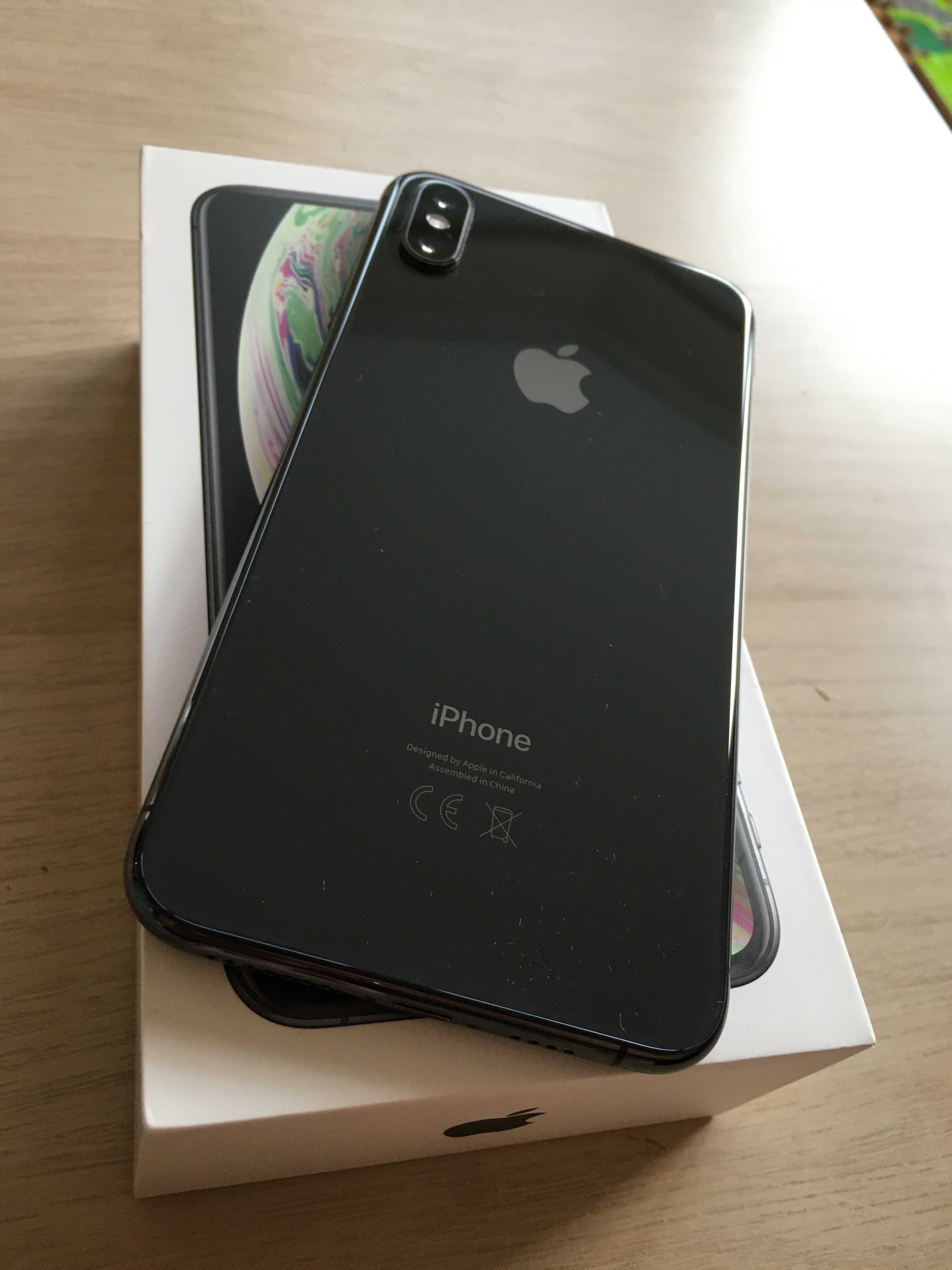 iPhone XS Max 64GB Space Gray, stan idealny, 90%