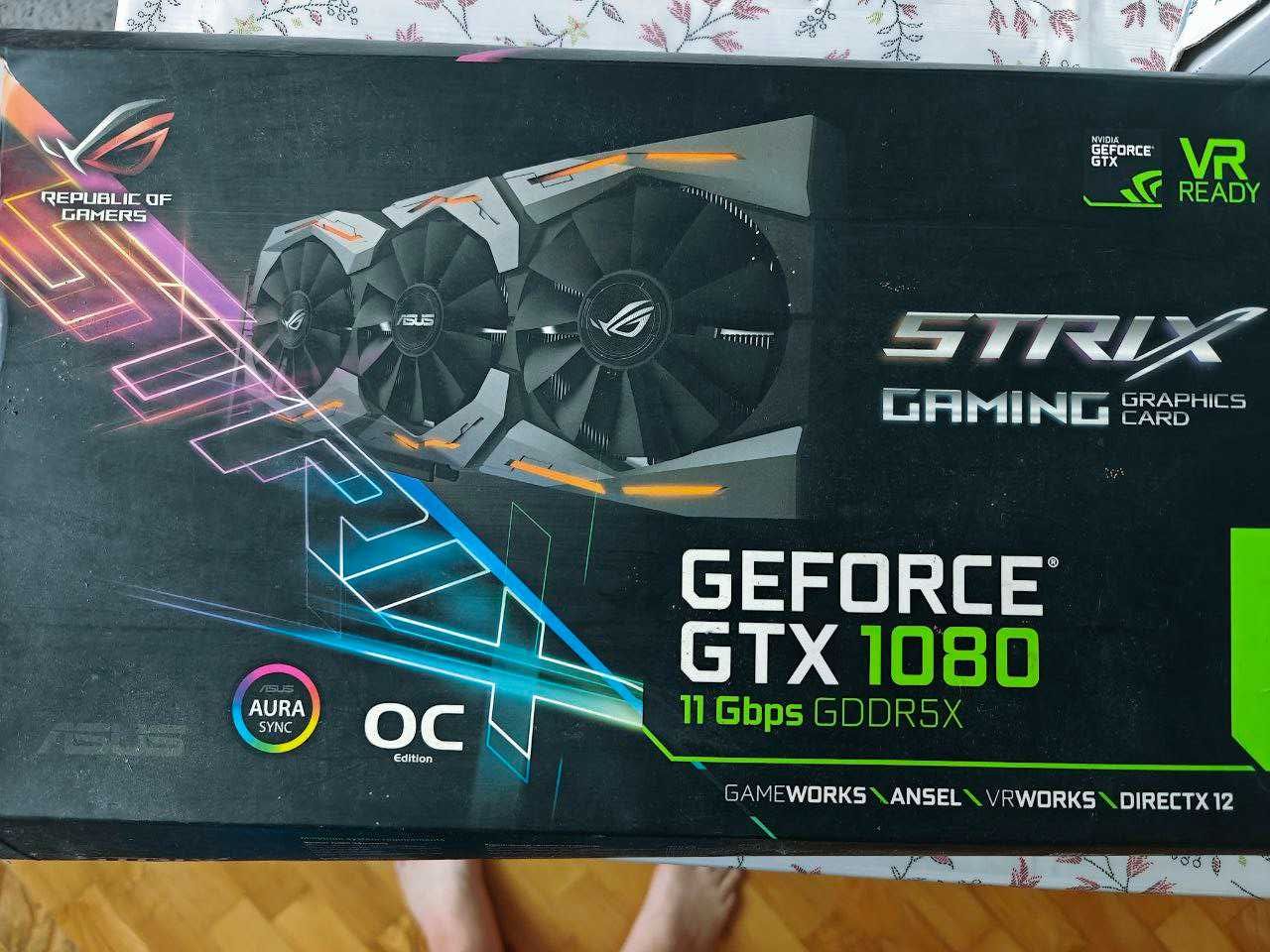 Asus Strix  Geforce GTX 1080 11Gbps GDDR5X