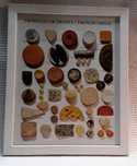 Quadro Fromages de France / French Cheese
