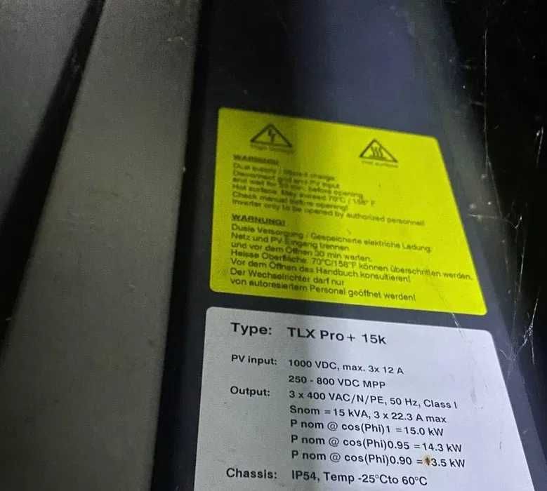 Danfos TLX PRO + 15k Inversores