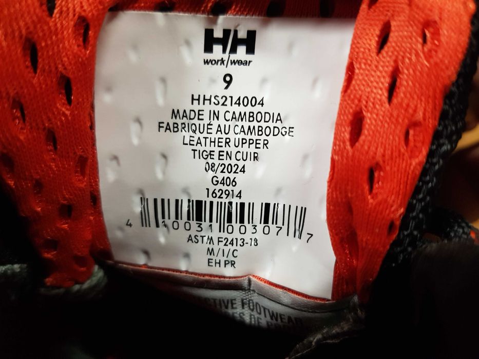 Buty robocze HELLY HANSEN rozm 42 wkł 28 cm S3