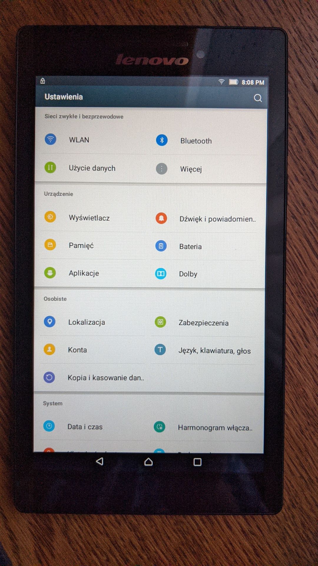 Tablet Lenovo TAB 2 A7 10