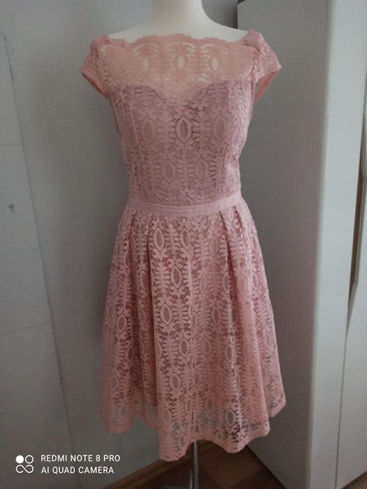 Nowa sukienka Hiszpanka koronkowa na wesele komunię roz 38/40