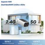 Alevio 2.5k câmera solar ao ar livre sem fio wifi
ultra