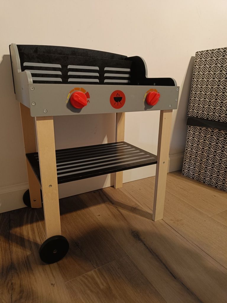 Grill drewniany dla dzieci