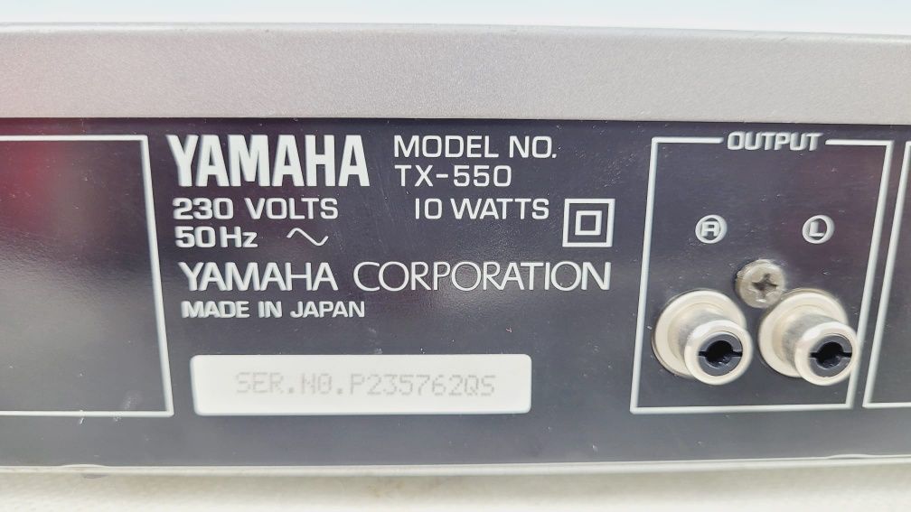 Yamaha TX 550 RS Radio tuner Japan tytan Wysoki model