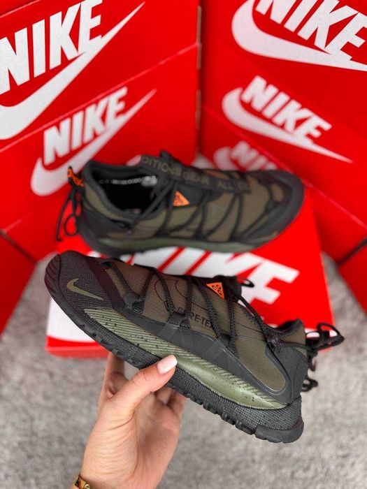 !SALE! Nike ACG Terra Antarktik Low (Gore-Tex) Black/Khaki 40-45 асг