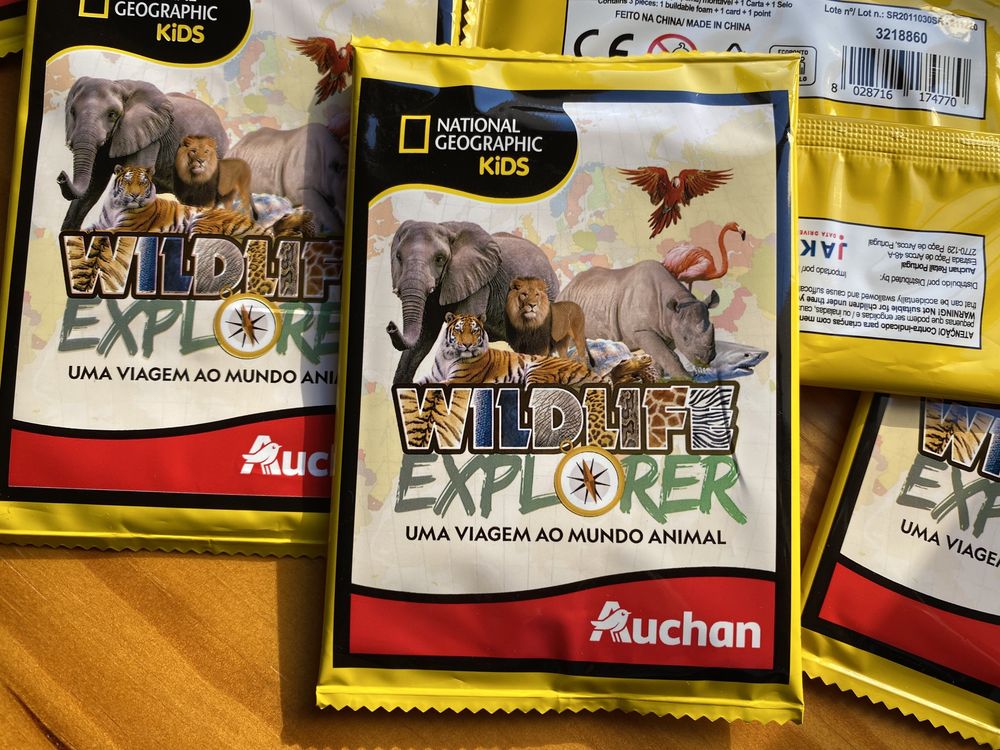 Saquetas National Geographic Kids do Auchan (Wildlife Explorer)
