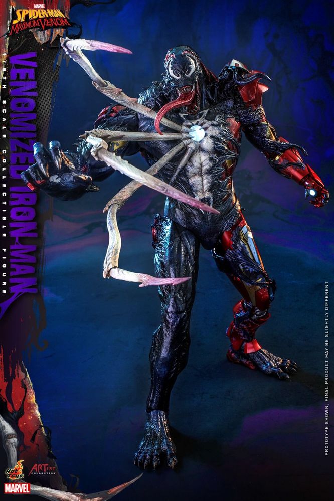 Фигурка 1/6 hot toys ac04 SPIDER-MAN Maximun VENOM VENOMIZED IRON MAN