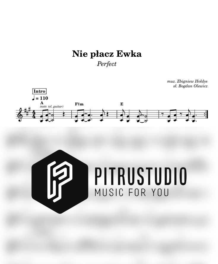 Nuty na keyboard, pianino, akordeon, saksofon i inne instrumenty