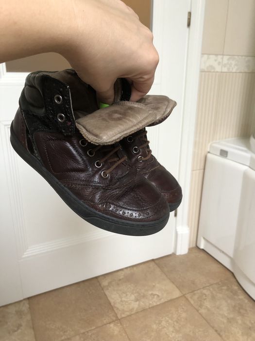 Р.32 Armani DSQuered2 Jarrett оригинал Ботинки сапоги сапожки черевики