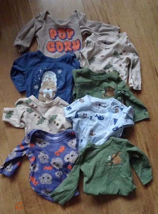 Body niemowlęce mega duży zestaw rozmiary 50 i 58