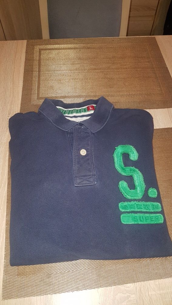 Koszulka męska  polo Superdry