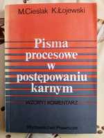 Pisma procesowe w postępowaniu karnym