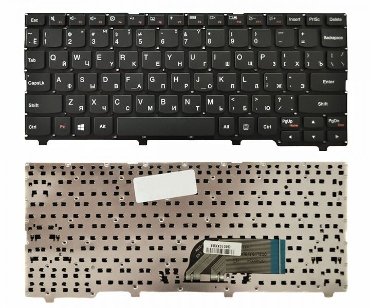Клавиатура Lenovo IdeaPad 100S-11IBY (белая и чёрная)