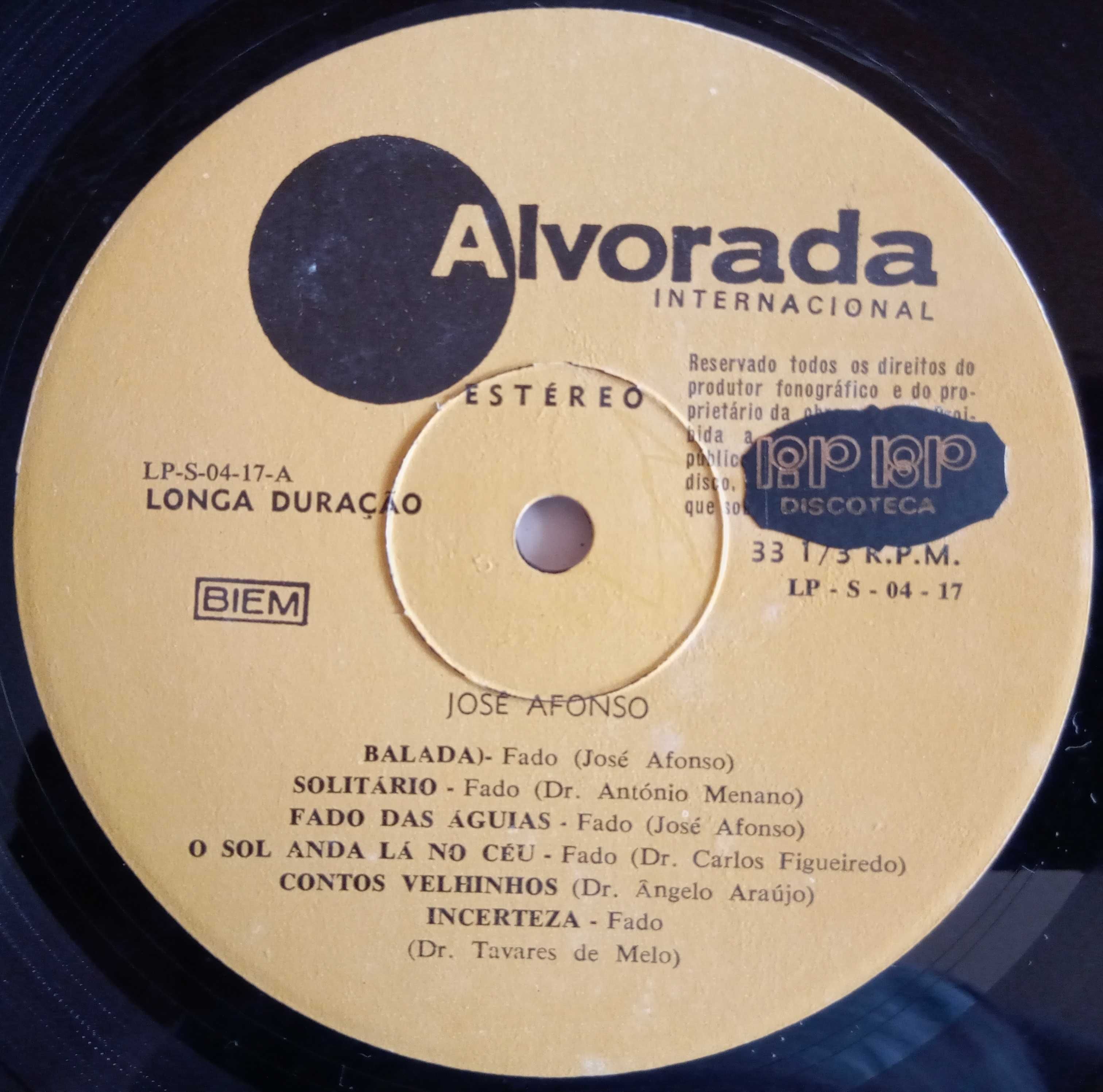 José Afonso / Luis Góis	- - - - -		Coimbra	- - - - -	LP